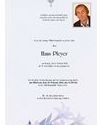 Wir trauern um Hans Pleyer