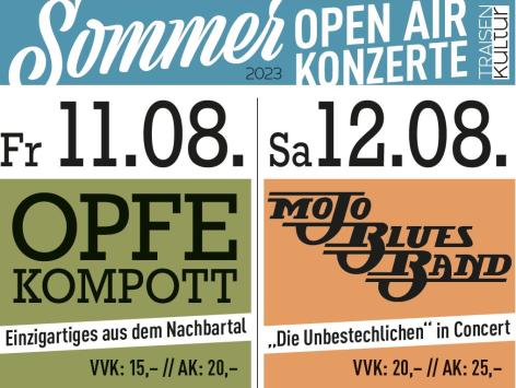Karten für die Sommer Open-Air Konzerte ab sofort erhältlich!