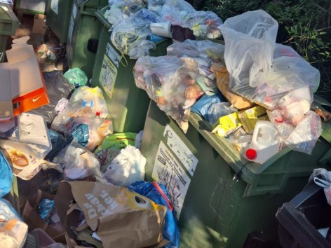 Illegale Müllablagerung in Traisen