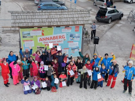 Schikurs der Volksschule Traisen am Annaberg