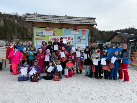Schikurs der Volksschule Traisen am Annaberg