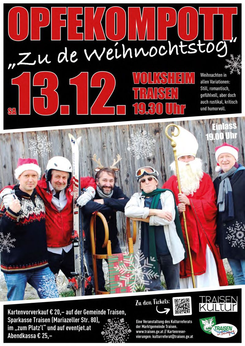 Weihnachtskonzert mit OPFEKOMPOTT