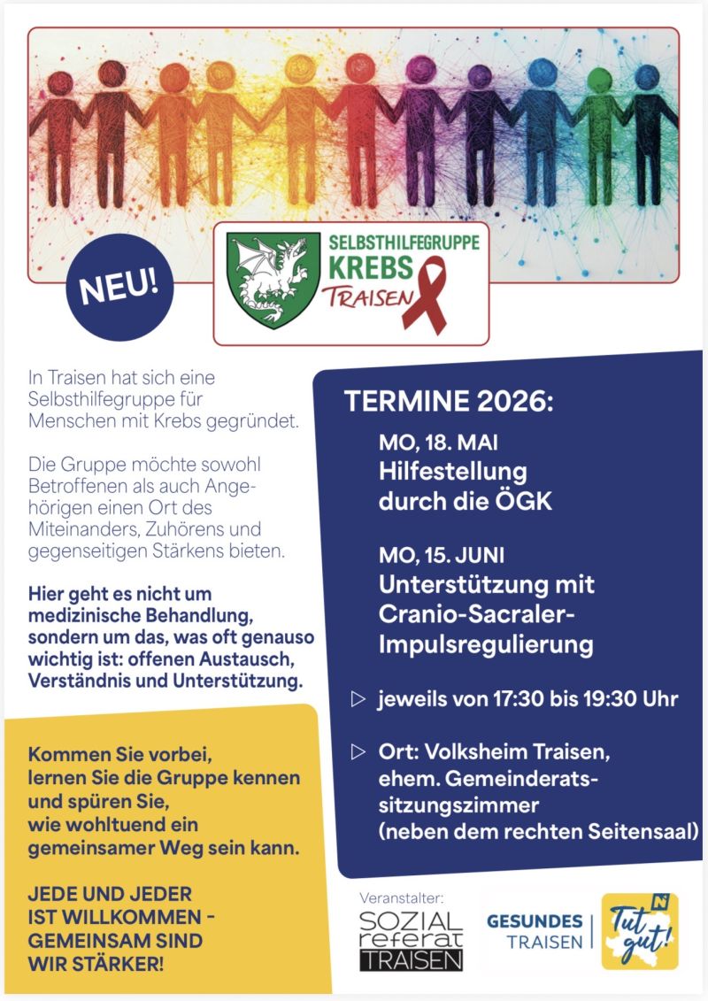 Treffen der Selbsthilfegruppe Krebs