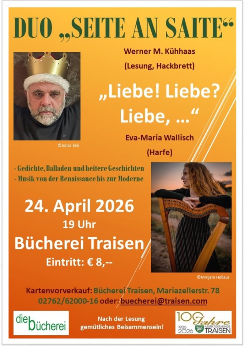 Lesung: Duo `Seite an Saite´